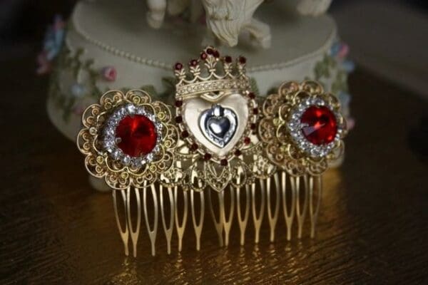 1459 Baroque Sacred Heart Hair Wear - Image 4