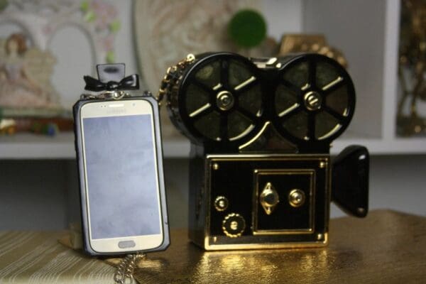 SOLD!1540 Madam Coco Projector Clutch Crossbody Purse - Image 9