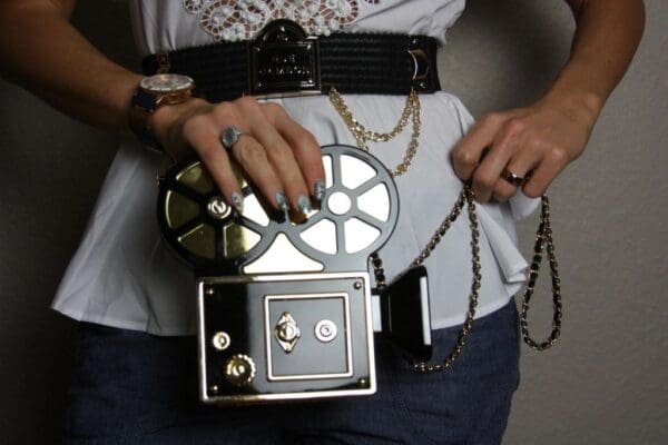SOLD!1540 Madam Coco Projector Clutch Crossbody Purse - Image 2