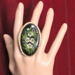 A hand with a ring on it's finger