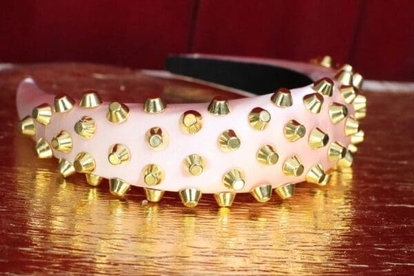 6050 Baroque Runway 2019 Spiky Pink Elegant Headband - Image 6