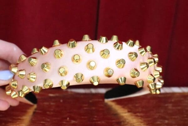 6050 Baroque Runway 2019 Spiky Pink Elegant Headband - Image 7