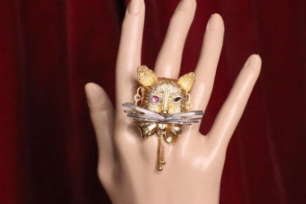 A hand with a ring on it's finger