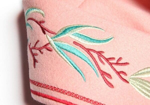 6732 Runway 2020 Baroque Floral Embroidery Wool Blend Victorian Coat - Image 2