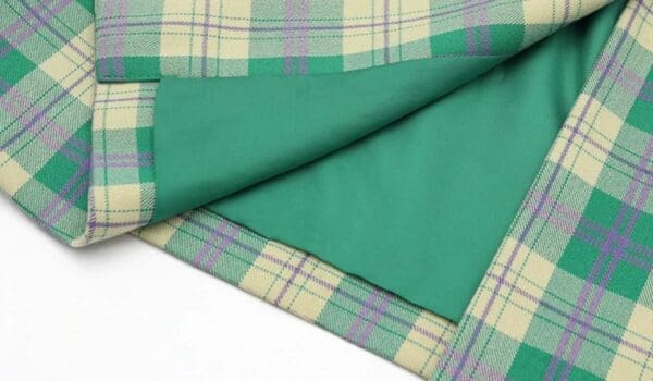 6809 2020 Check Green Lime Oversize Blazer - Image 6