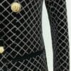 6845 Runway 2020 Baroque Evening Double Breasted Blazer - Image 6