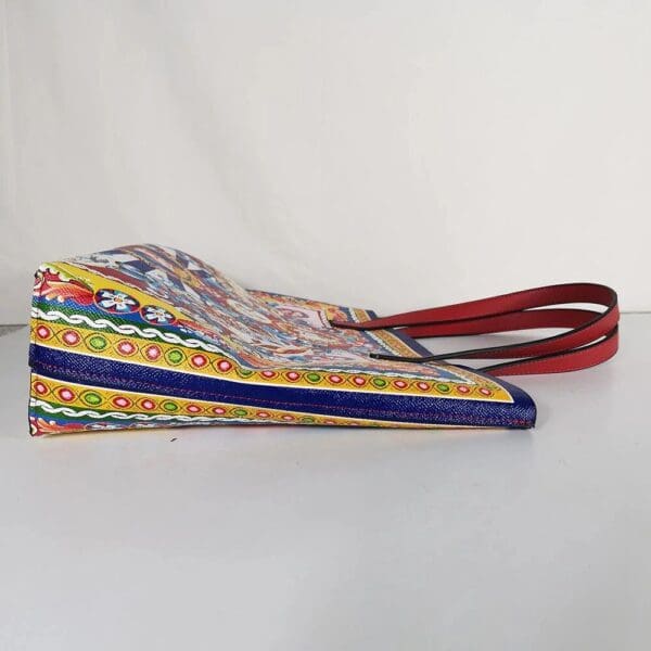 A close up of an umbrella on a table