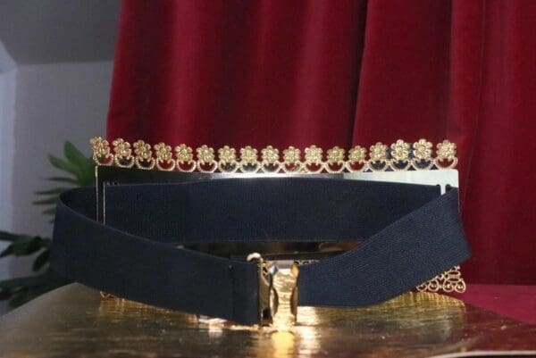 SOLD! 7551 Art Jewelry Nautical Genuine Mother Of Pearls Gemstones Corset Waist Belt Size S, L, M - Image 6