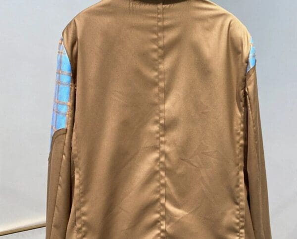 7713 High-End Runway 2020 Oversized Patchwork Single Breasted Blazer - Image 2
