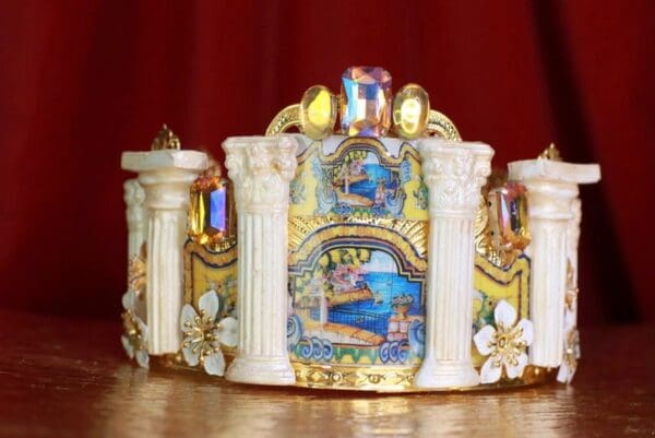 8602 Baroque Taormina Column Tile Cameo Elegant Crown - Image 2