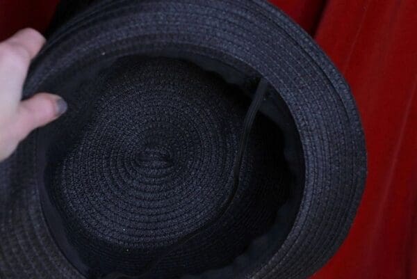 8445 Photosession Performance Dramatic Black Headwear Head Piece - Image 9