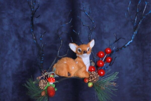 9778 Art Jewelry Little Fawn Oak Headband - Image 4