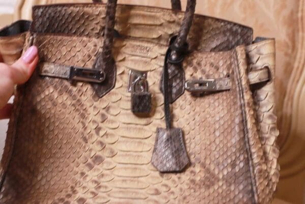 A close up of the inside of a bag