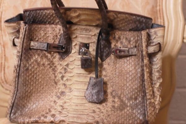 A close up of the inside of a purse