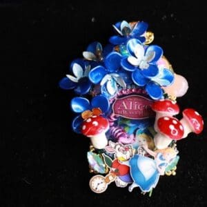 A close up of some colorful flowers and mushrooms