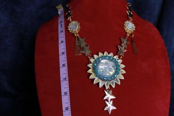 10063 Iridescent Sun Stars Terrestrial Necklace - Image 7