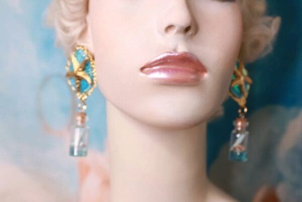 10354 Nautical Star Lightweight Beach Studs Earrings - Image 6