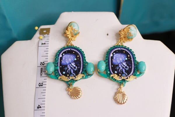 10467 Nautical Jelly Fish CLIP ON - Image 4