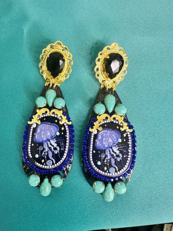 10470 Nautical Jelly Fih Earrings