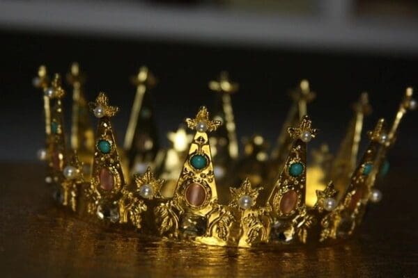 1203 Baroque Impersial Full Circle Crown - Image 3