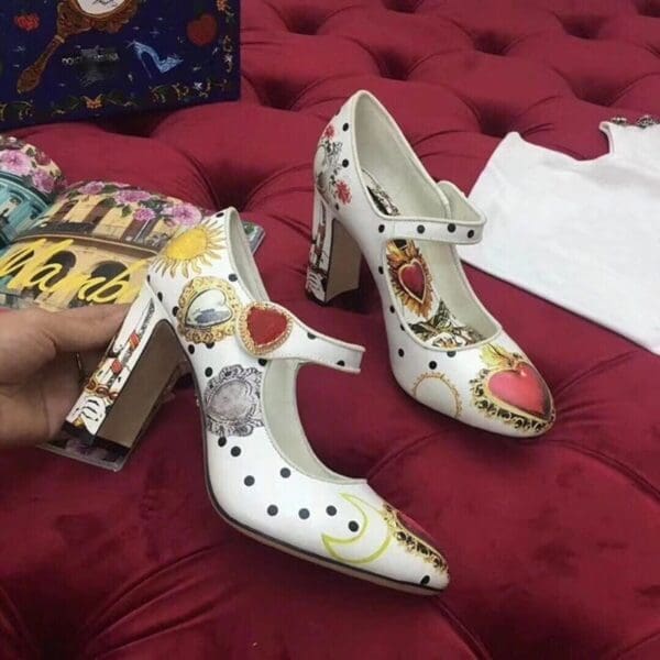 A pair of shoes that are on the ground