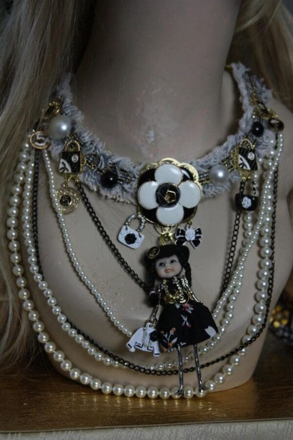 SOLD! 1515 Madam Coco Doll Brooches Charm Set - Image 2