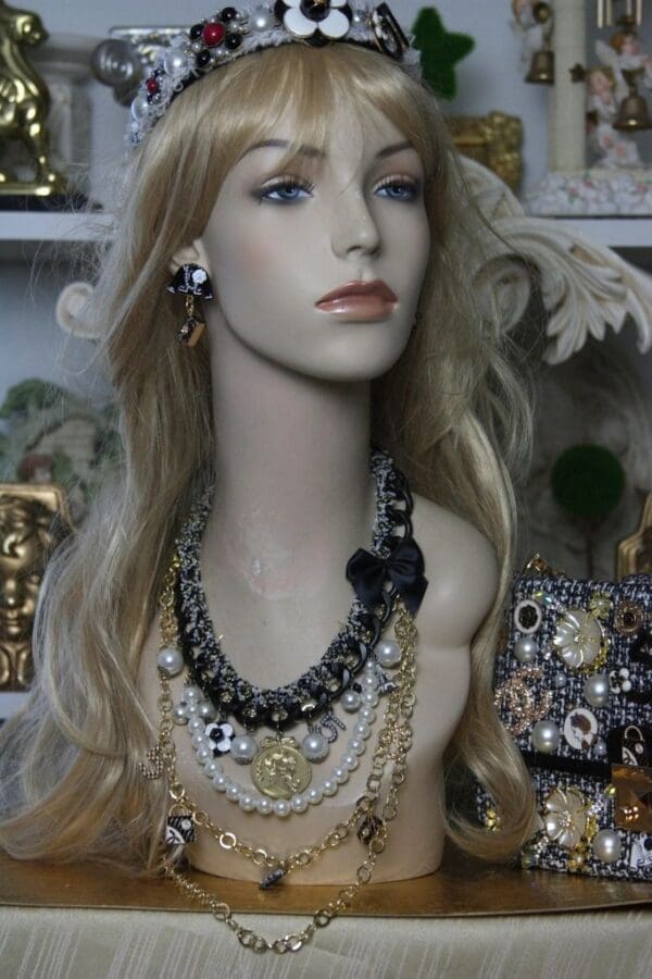 SOLD! 1517 Madam Coco Coin Medalion Jacket Chained Set - Image 6