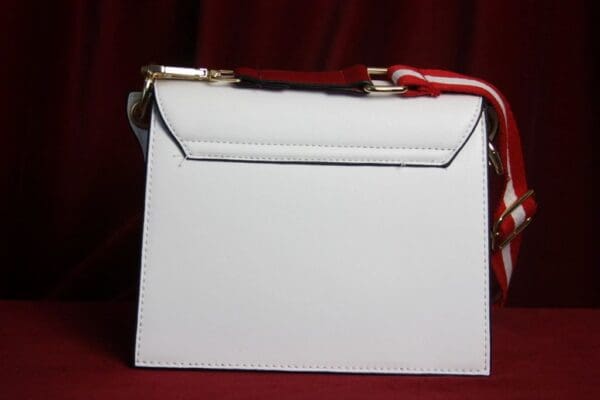SOLD!1671 Designer Inspired Rivets Flower Embroidery Summer Crossbody Purse - Image 4