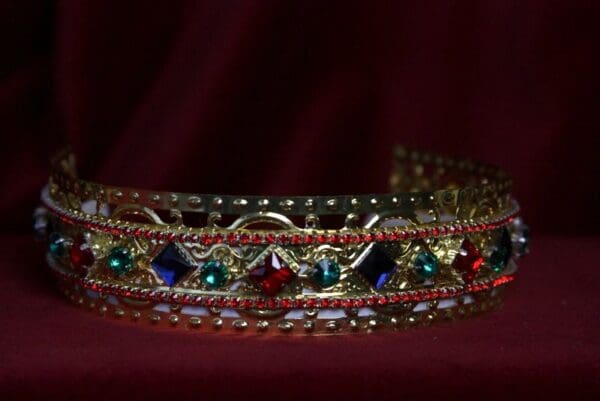 SOLD! 1696 Baroque Colorful Filigree Headband - Image 7