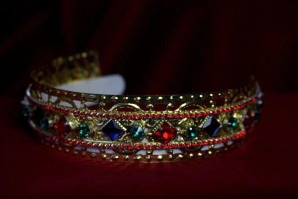SOLD! 1696 Baroque Colorful Filigree Headband - Image 3