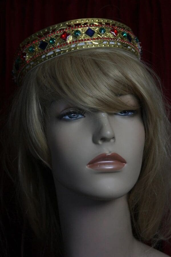 SOLD! 1696 Baroque Colorful Filigree Headband - Image 5