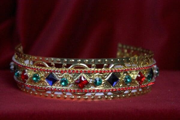 SOLD! 1696 Baroque Colorful Filigree Headband