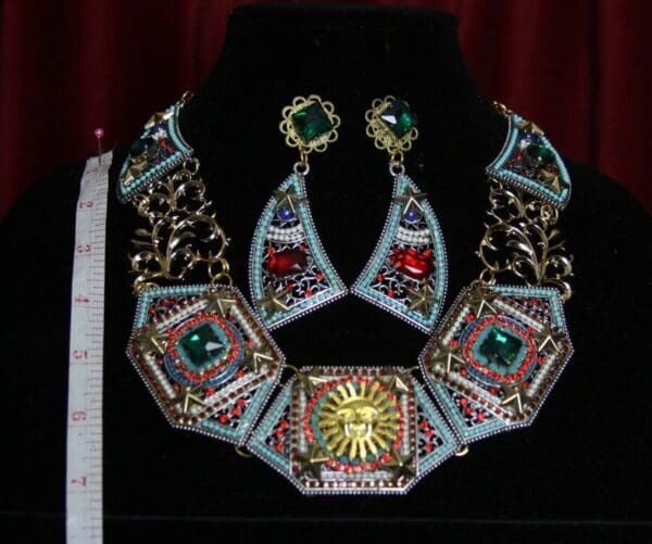 SOLD! 1786 Byzantine Baroque sun Crystal Set - Image 3