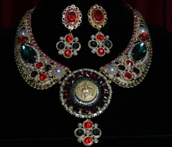 SOLD! 1787 Baroque Byzantine Roman Crystal Set