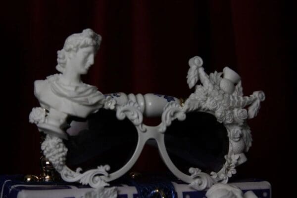 SOLD! 1915 Roman Revival Statue White Architect Unusual Sunglasses - Image 5
