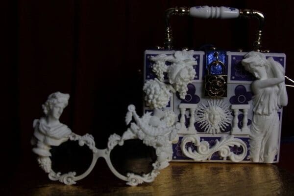 SOLD! 1915 Roman Revival Statue White Architect Unusual Sunglasses - Image 10
