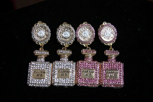 SOLD! 2023 2colors Perfume Bottle Studs Stunning Earrings