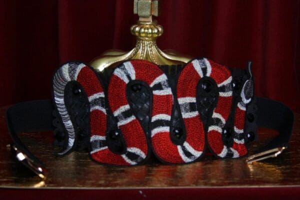 SOLD! 2026 Designer Inspired Massive Snake Applique Corset Waist Belt - Image 3