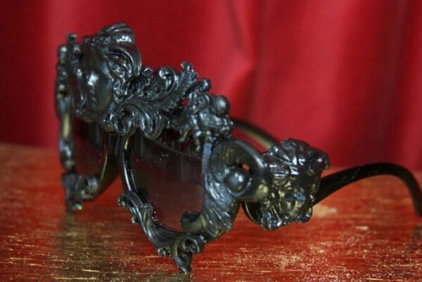 SOLD! 2500Sided Total Baroque Black Medusa Curves Embellished Sunglasses - Image 9