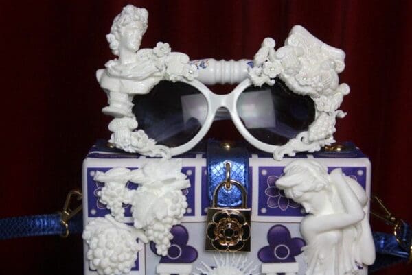 SOLD! 2502 Roman Revival Statue White Architect Unusual Sunglasses