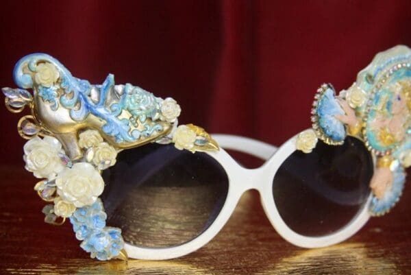 SOLD! 3121 Victorian Funky Hand Painted Shoe Cameo Embellished Sunglasses - Image 7