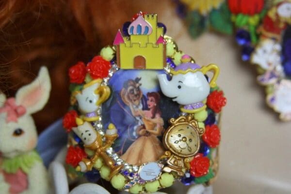 SOLD! 3213 Set Of Beauty And The Beast Adorabl Cuff+ Earrings - Image 3