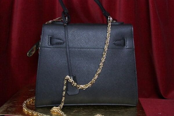SOLD! 3502 Baroque Madonna Virgin Mary Cameo Embellished Crystal Heart Tote Crossbody Handbag - Image 5