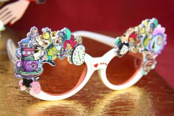 SOLD! 3689 Alice In Wonderland Fancy Embellished Sunglasses - Image 9