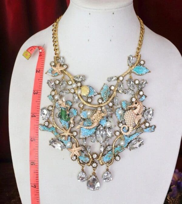 SOLD! 4561 Mermaids Sea Treasure Massive Necklace - Image 6