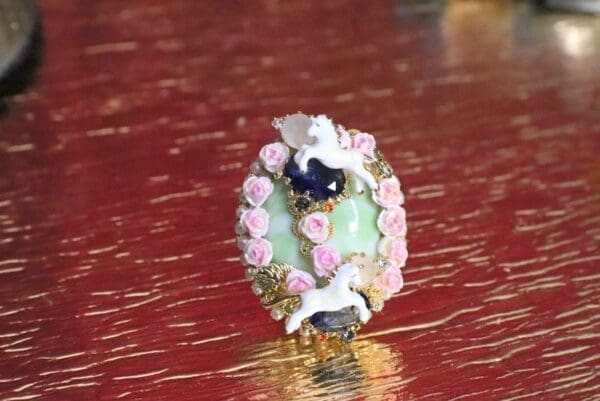 SOLD! 5114 Genuine Huge Sulemani Agate Unicorn Cocktail Adjustable Ring - Image 8