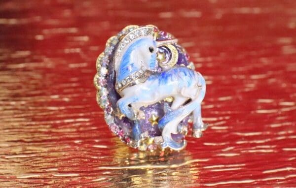 SOLD! 5409 Genuine Huge Sulemani Agate Unicorn Cocktail Adjustable Ring - Image 3