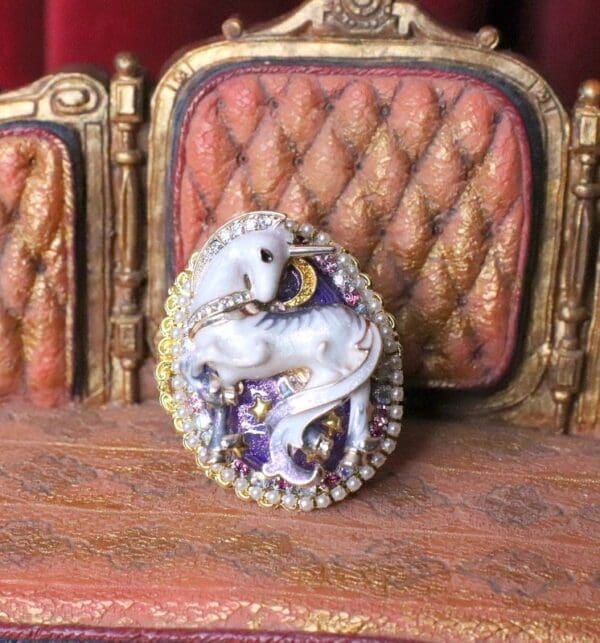 SOLD! 5410 Genuine Huge Sulemani Agate Unicorn Cocktail Adjustable Ring - Image 3