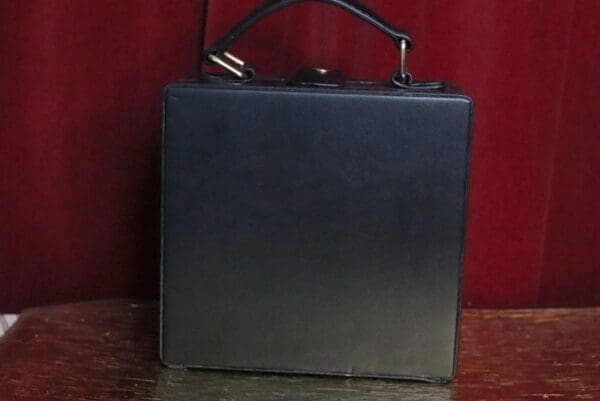 SOLD! 4739 Baroque Small Graffiti Print Black Cross-body Handbag - Image 5