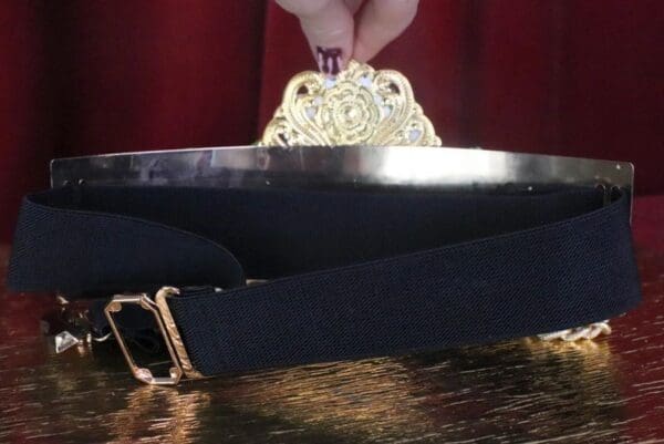 SOLD! 7543 Medieval Art Jewelry Dragon Embellished Waist Gold Belt Size S, L, M - Image 6